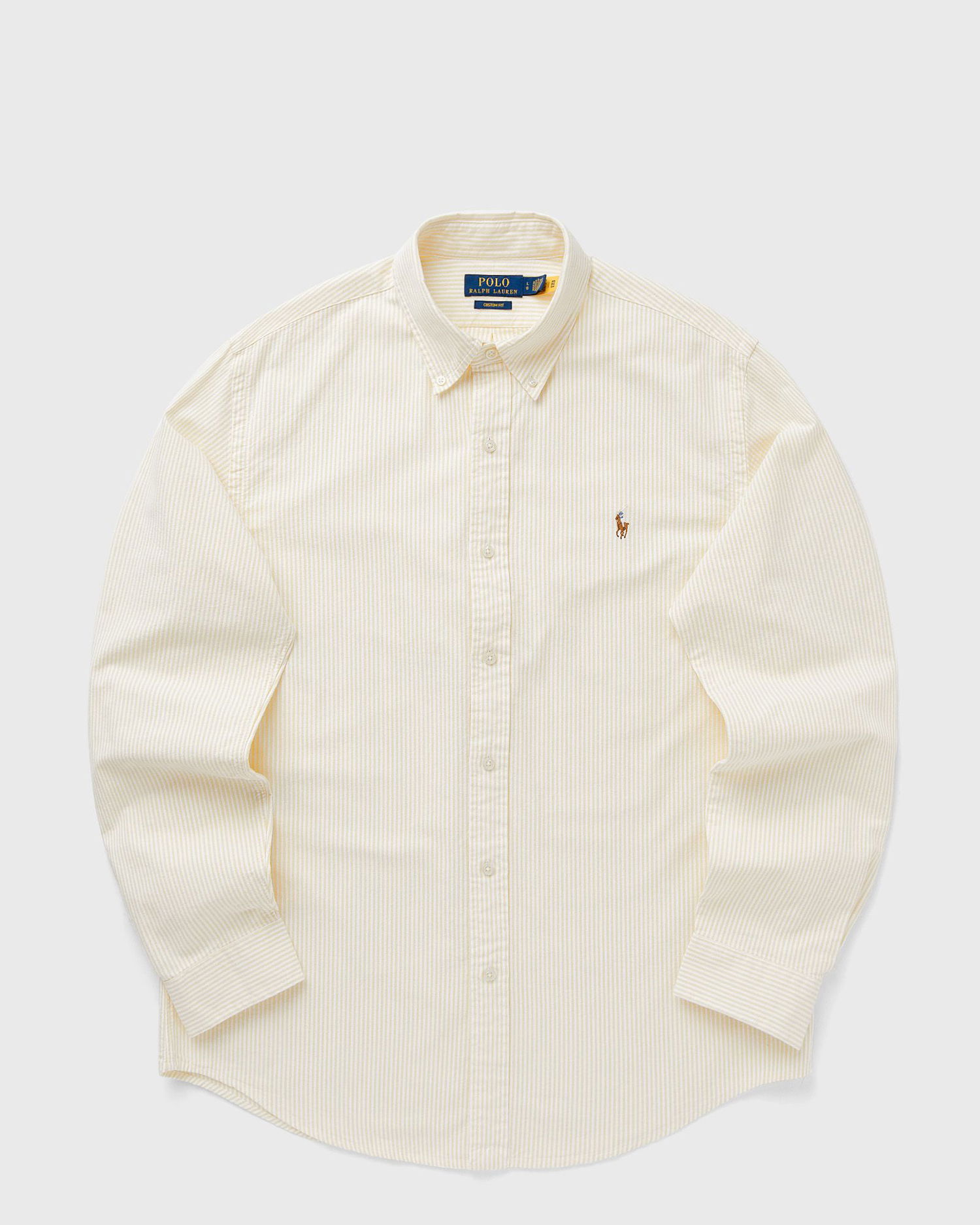 Skjorte Polo by Ralph Lauren Polo Ralph Lauren Striped Custom Fit Sport Shirt Gul | 710953704004, 1