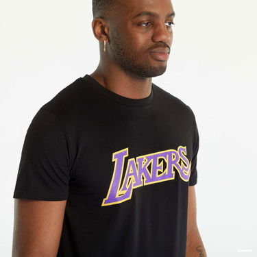 T-shirt Mitchell & Ness NBA Team Logo Tee Lakers Sort | BMTRINTL1051-LALBLCK, 3