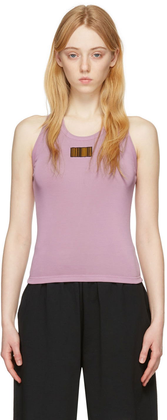 Tanktop VETEMENTS VTMNTS Barcode Tank Top Lilla | VL12TR840L