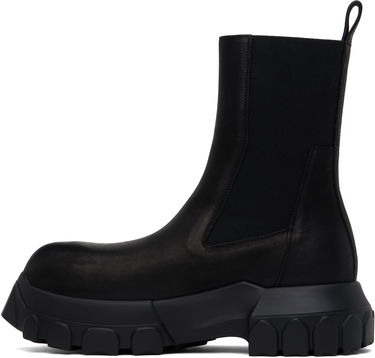 Sneakers og sko Rick Owens Rick Owens Hollywood Beatle Bozo Tractor Chelsea Boots Sort | RU01E5881 LWN, 2