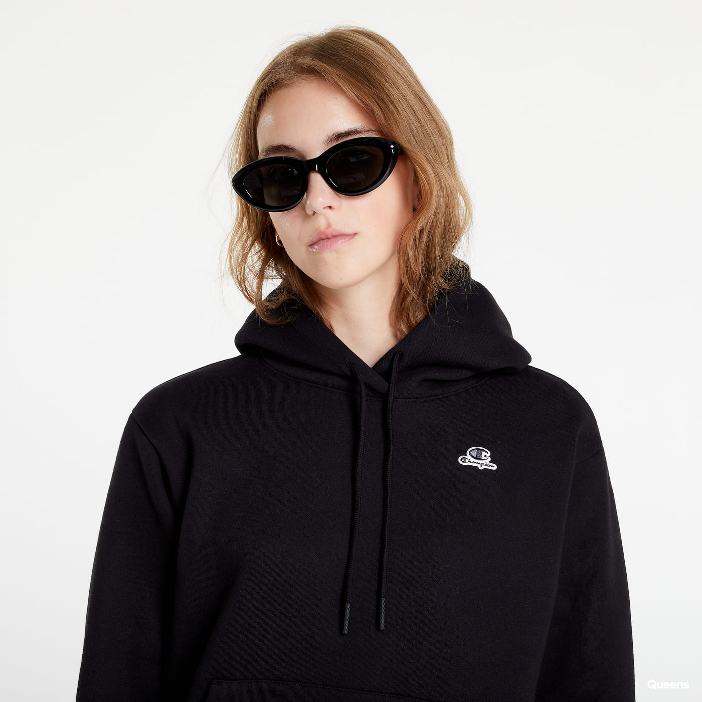 Sweatshirt Champion Hooded Sweatshirt Sort | 115479 CHA KK001, 1