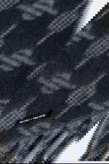 Tørklæde DAILY PAPER Daily Paper Riyo Monogram Wool Blend Scarf Blå | 2521093, 1