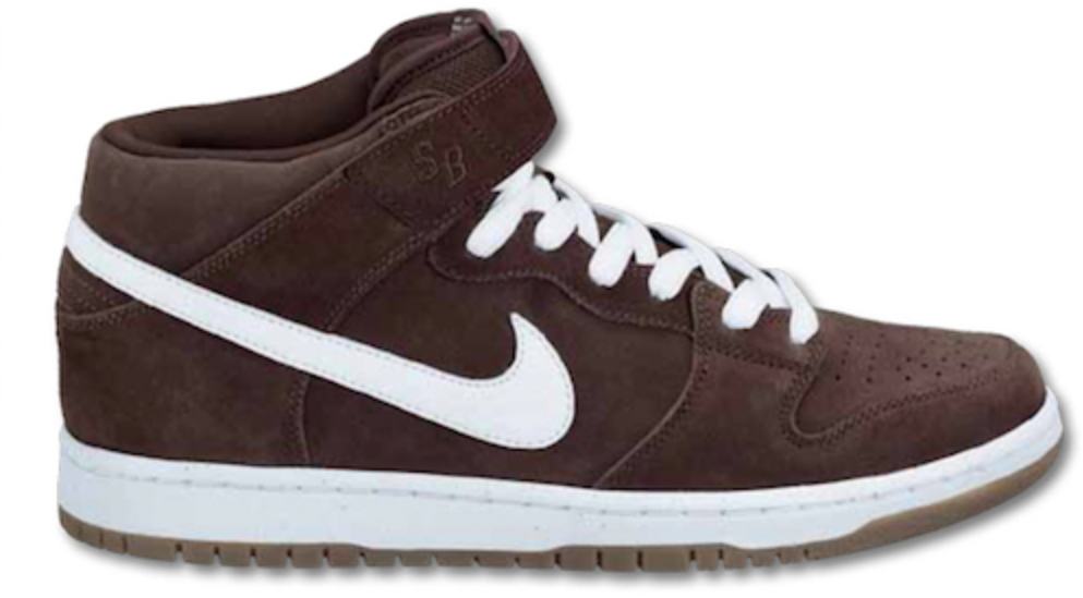 Sneakers og sko Nike SB SB Dunk Mid Baroque Brown White Gum Brun | 314383-219, 0