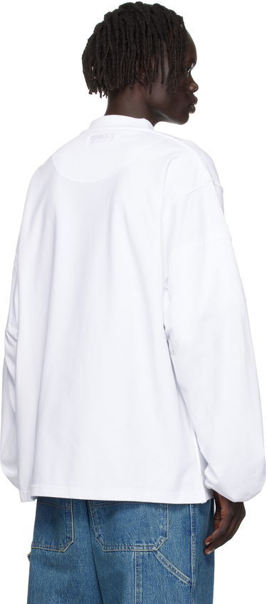 T-shirt VETEMENTS Vetements CD Reworked Long Sleeve T-Shirt Hvid | UH76LS780W, 2