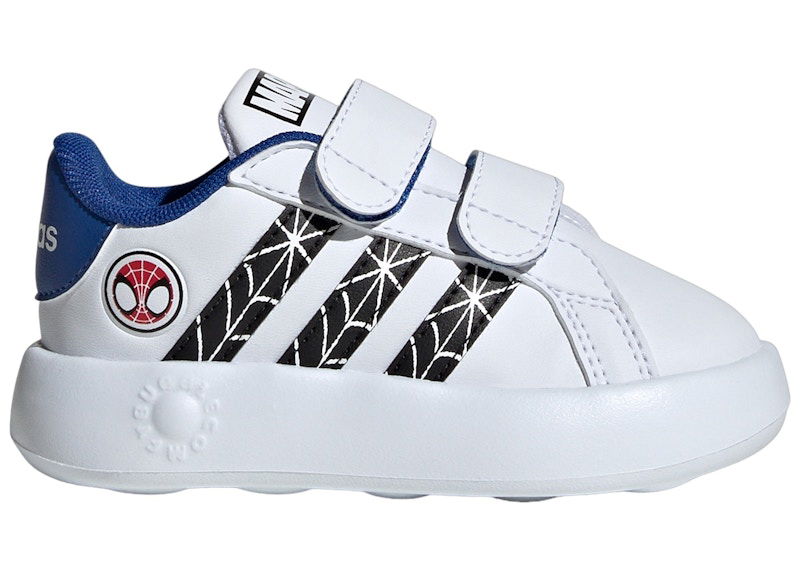 Sneakers og sko adidas Originals Grand Court Marvel Spider-Man (TD) Hvid | ID8017, 0