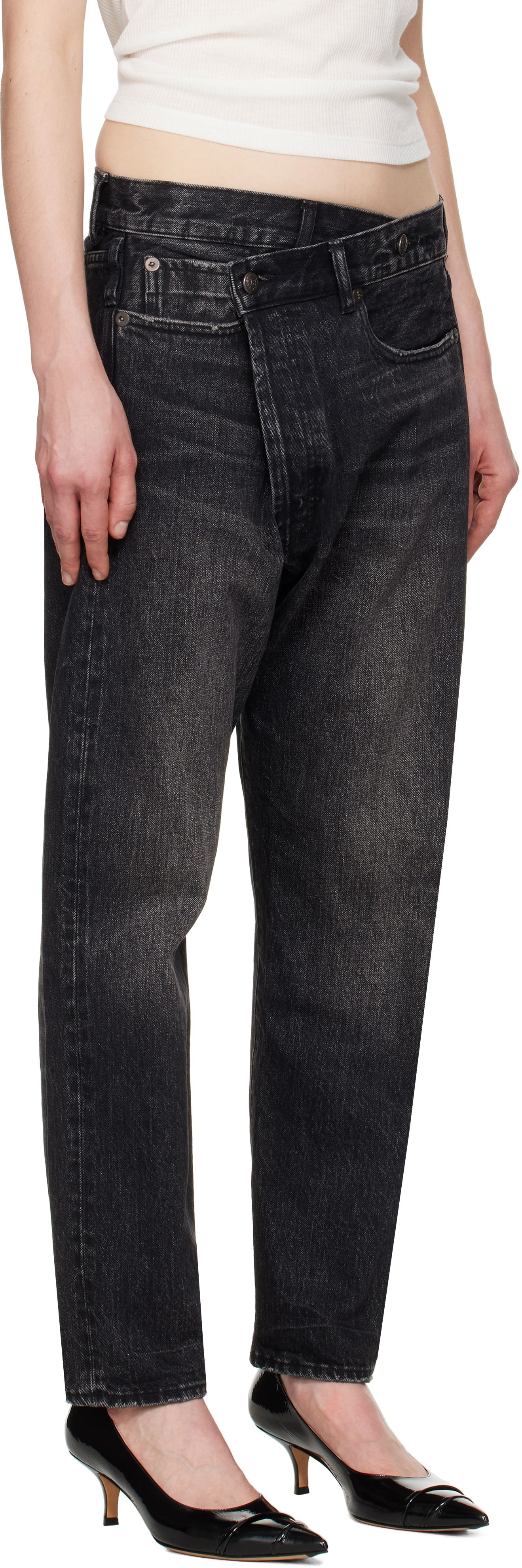 Jeans R13 R13 Crossover Jeans Sort | R13W2048-D274A, 1