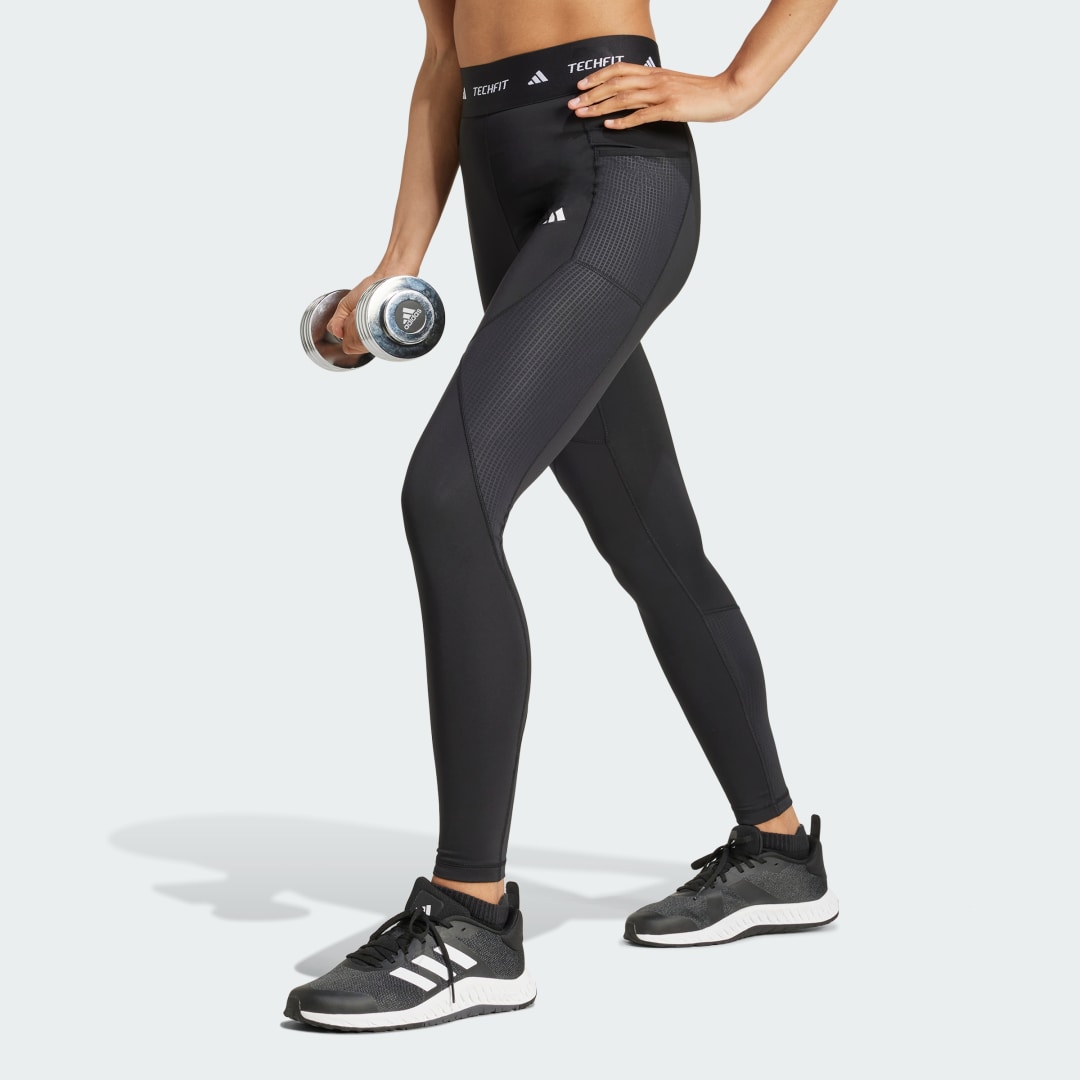 Leggings adidas Performance TECHFIT COLD.RDY Full-Length Leggings Sort | IT2274, 0
