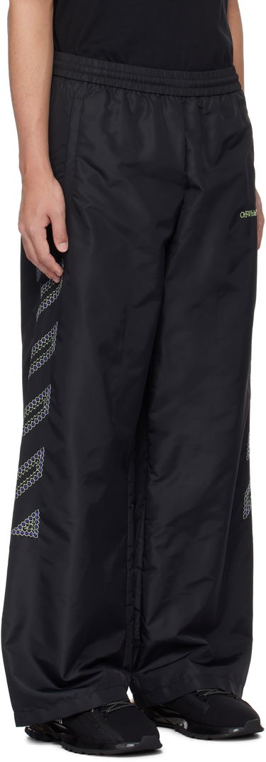 Joggingbukser Off-White Diag Outl Nylon Faille Track Pants Sort | OMCJ038S25FAB0011050, 1