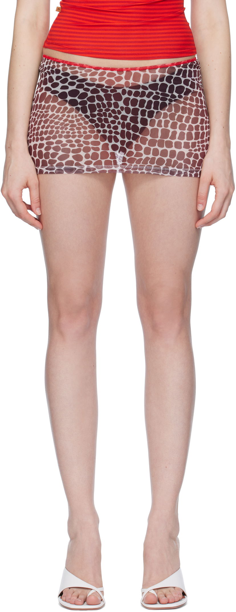 Nederdel Miaou Miaou Elektra Miniskirt Brun | 4014PM2LIZ