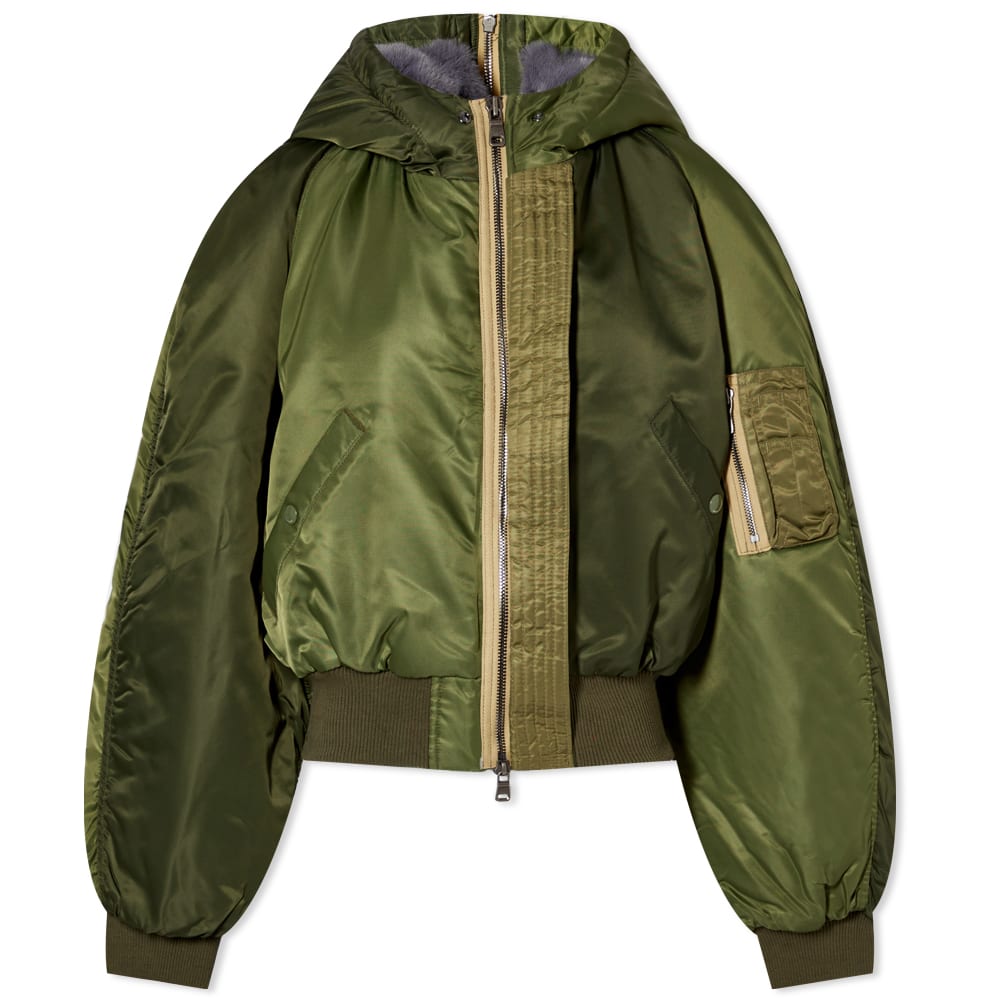 Bomberjakke Andersson Bell Kamila Colour Variation N2B Bomber Jacket Grøn | AWA487W, 0