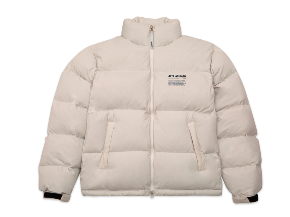 Puffer jakke AXEL ARIGATO Observer Puffer Jacket Beige | 17246, 0