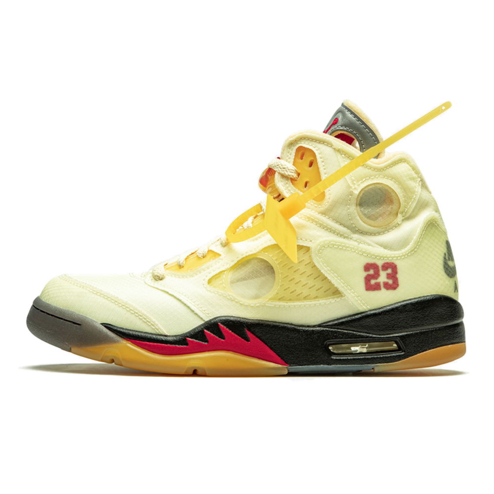 Sneakers og sko Jordan Off-White x Air Jordan 5 SP "Sail" Hvid | DH8565-100, 0