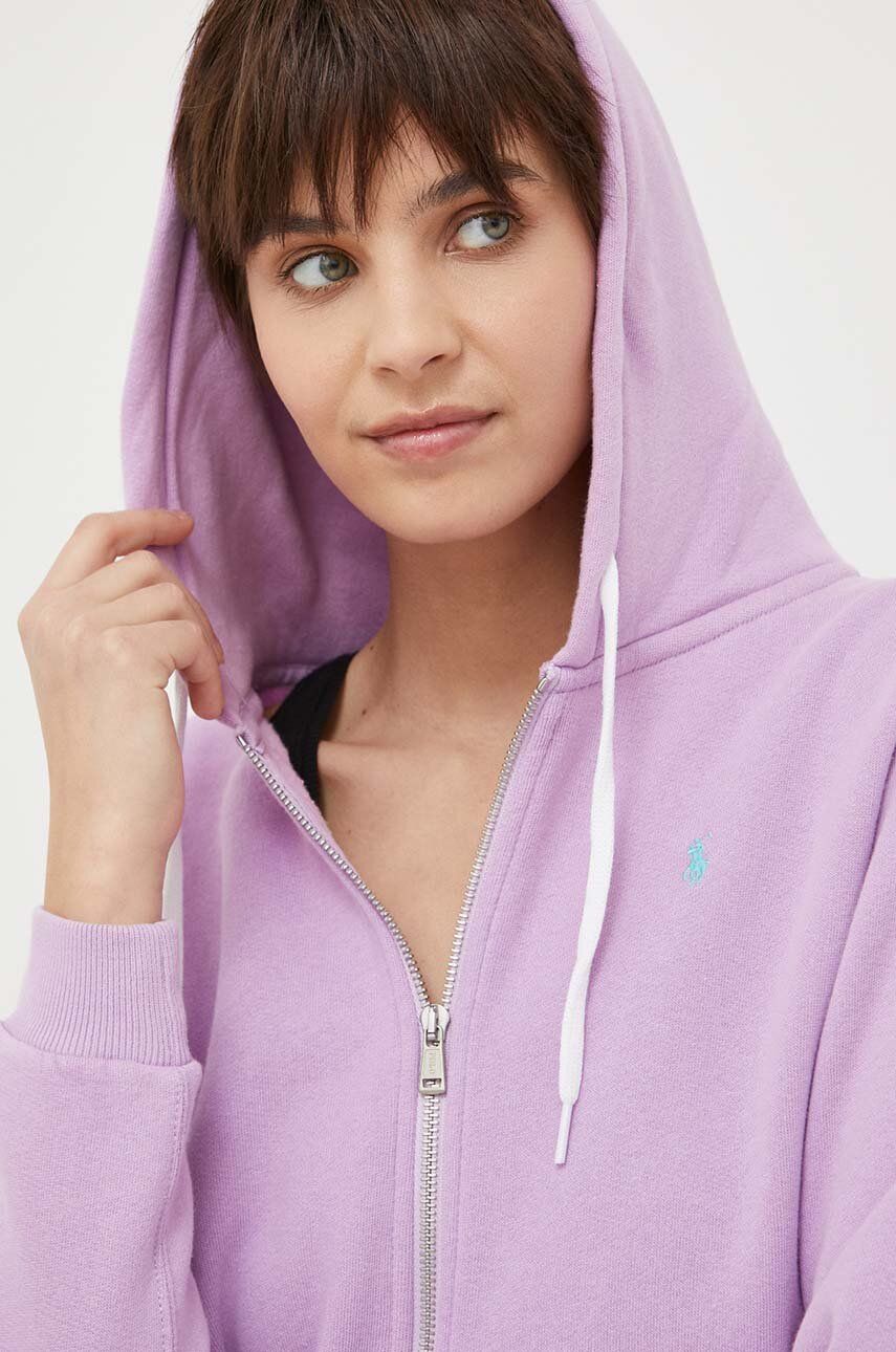 Sweatshirt Polo by Ralph Lauren Full-Zip Hoodie Lilla | 211891559, 0