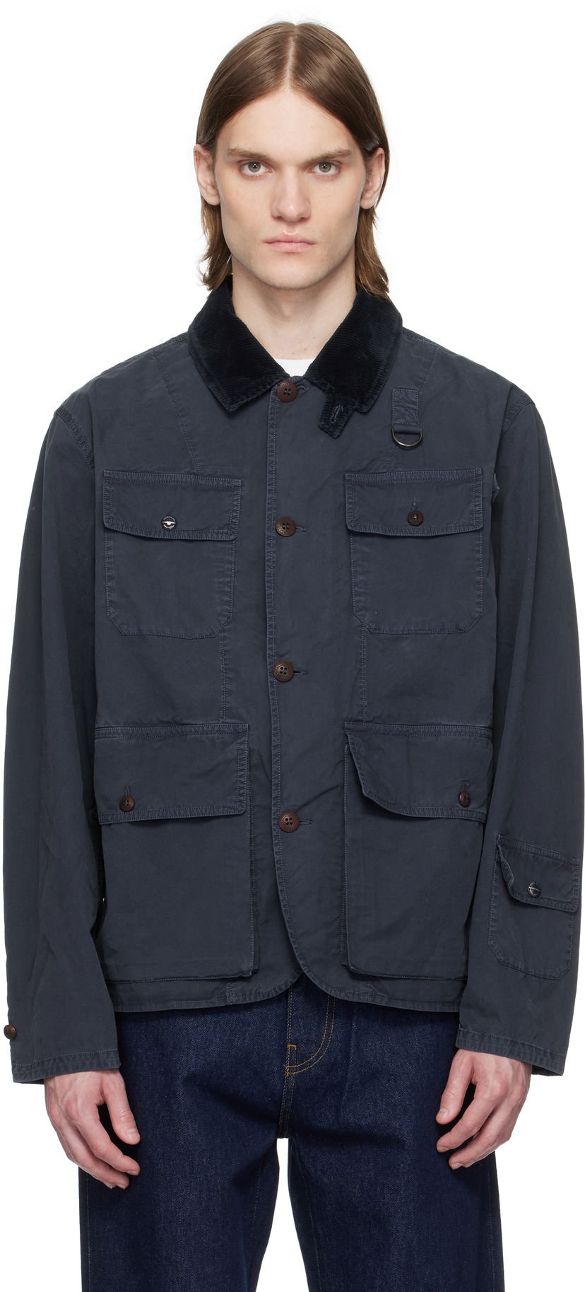 Jakke Polo by Ralph Lauren Ralph Lauren Twill Wading Jacket Mørkeblå | 710964565001
