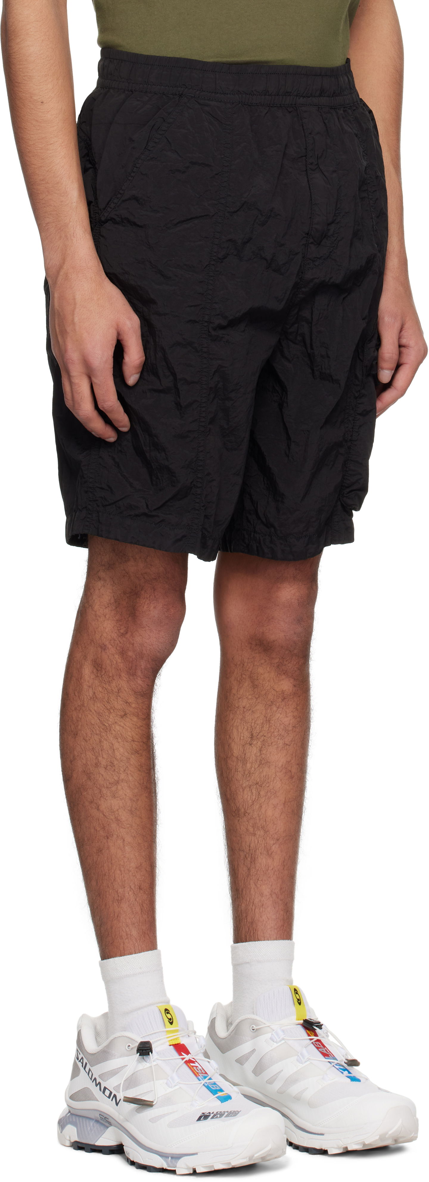 Shorts Stone Island Stone Island Nylon Metal ECONYL Shorts Sort | K1S15 L100007 S0019, 1