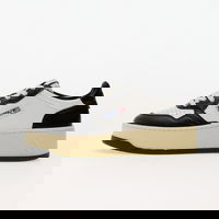 Platform Low Wom Leat/ Leat Wht/ Blk