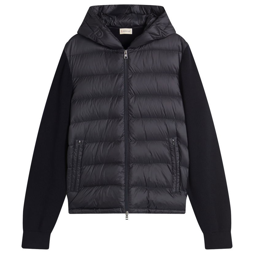 Jakke Moncler Hybrid Zip Through Hooded Jacket, Size Large Sort | 9B000-06-M1131-776