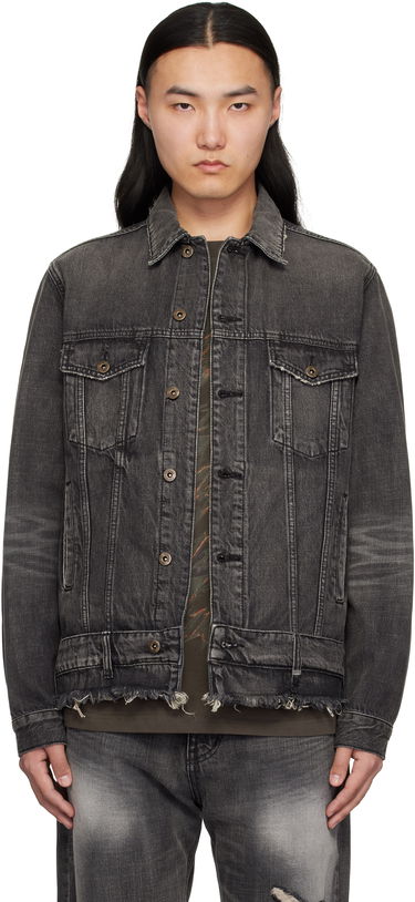 Jakke We11done We11done Denim Trucker Jacket Grå | WD-DJ0-25-308-U-BK, 0