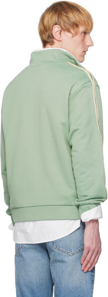 Jakke MAISON KITSUNÉ Maison Kitsuné Flash Fox Zipped Track Jacket Grøn | OM02132KM0322, 2