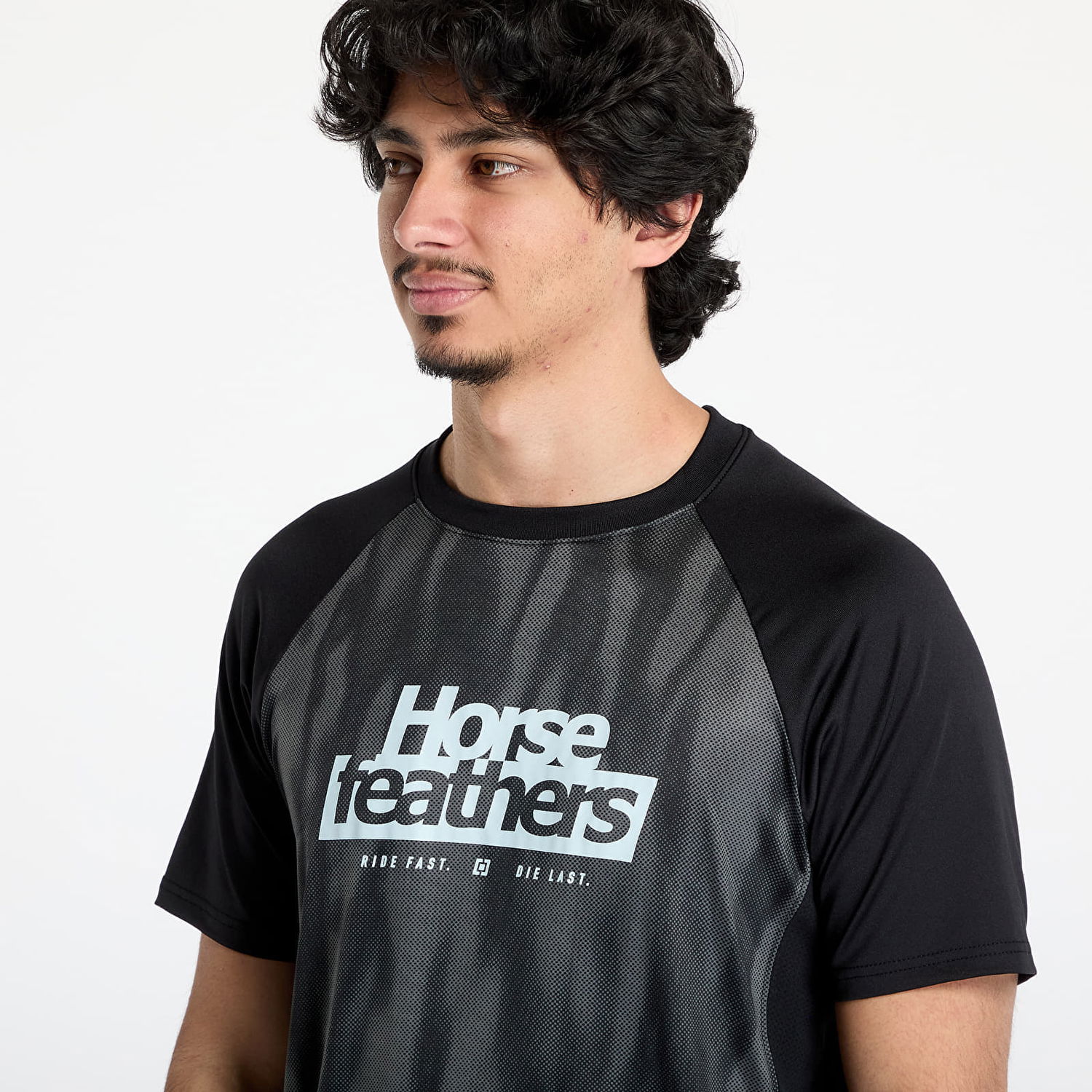 T-shirt Horsefeathers Horsefeathers Spike Bike Jersey Sort | TM067B, 1