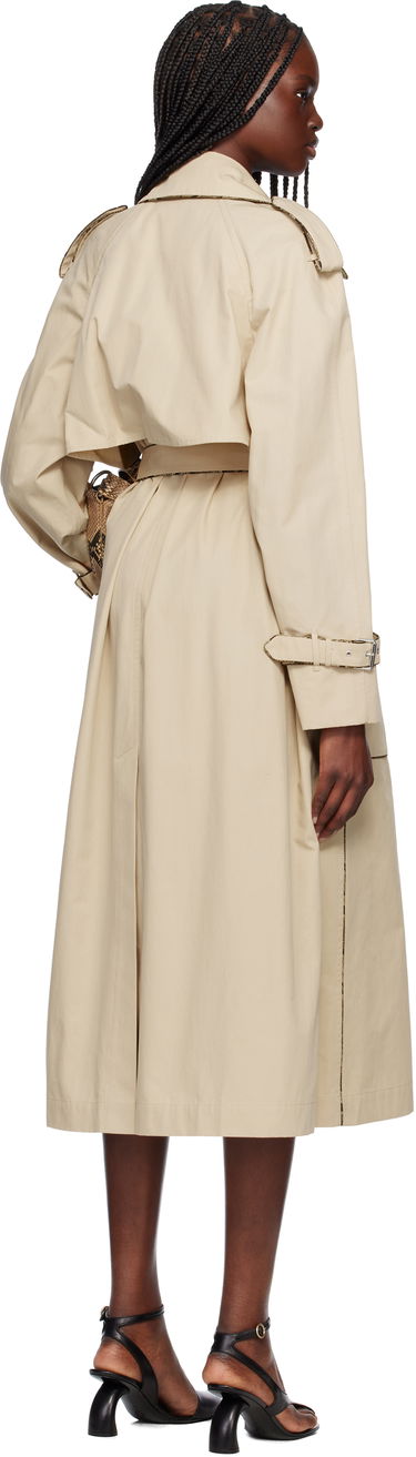 Trenchcoat Dries Van Noten Dries Van Noten Piping Trench Coat Beige | 251-010216-1449, 2