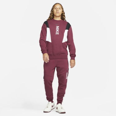 Sweatshirt Nike Sportswear Hybrid Fleece Sweatshirt Bourgogne | DV2329-638, 2