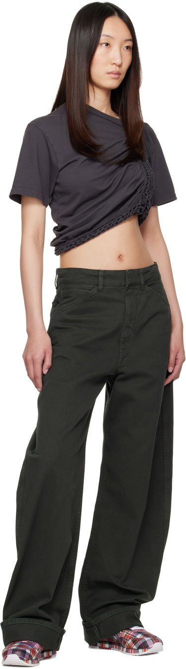 Crop top Collina Strada Collina Strada Clover Cropped T-Shirt Grå | XX3042, 3