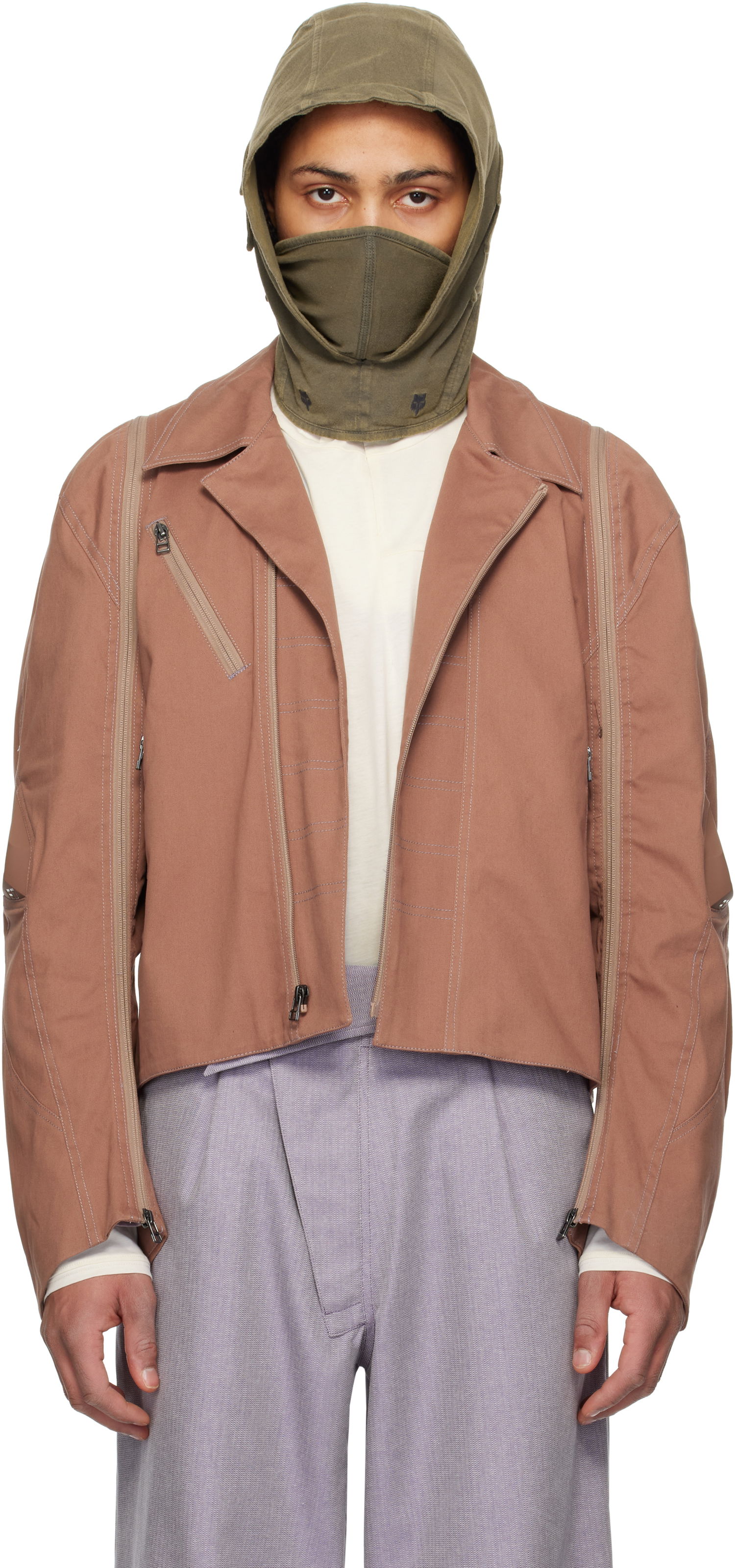 Jakke KIKO KOSTADINOV Kiko Kostadinov Fox Racing Edition Jacket Brun | 36883-562, 0