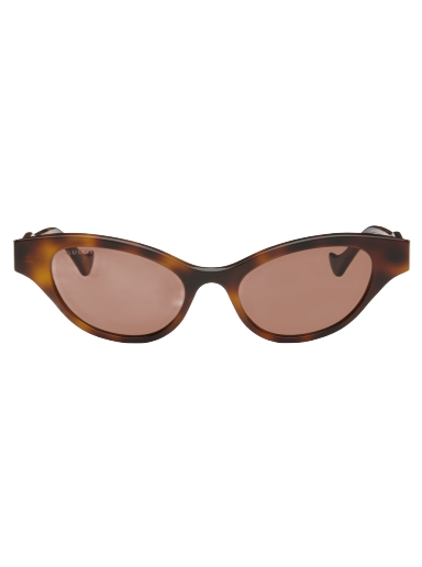 Solbriller Gucci Cat-Eye Brun | GG1298S
