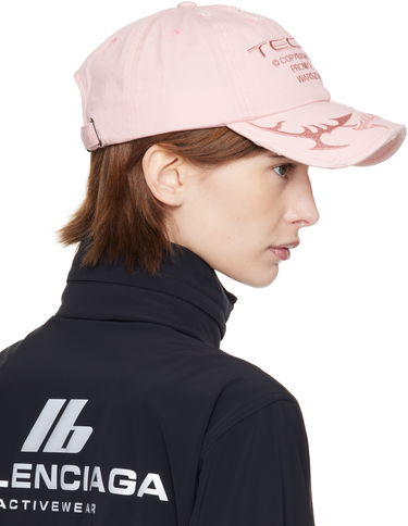 Kasket MISBHV Tecno Cap Washed Pink Lyserød | 230A505, 3