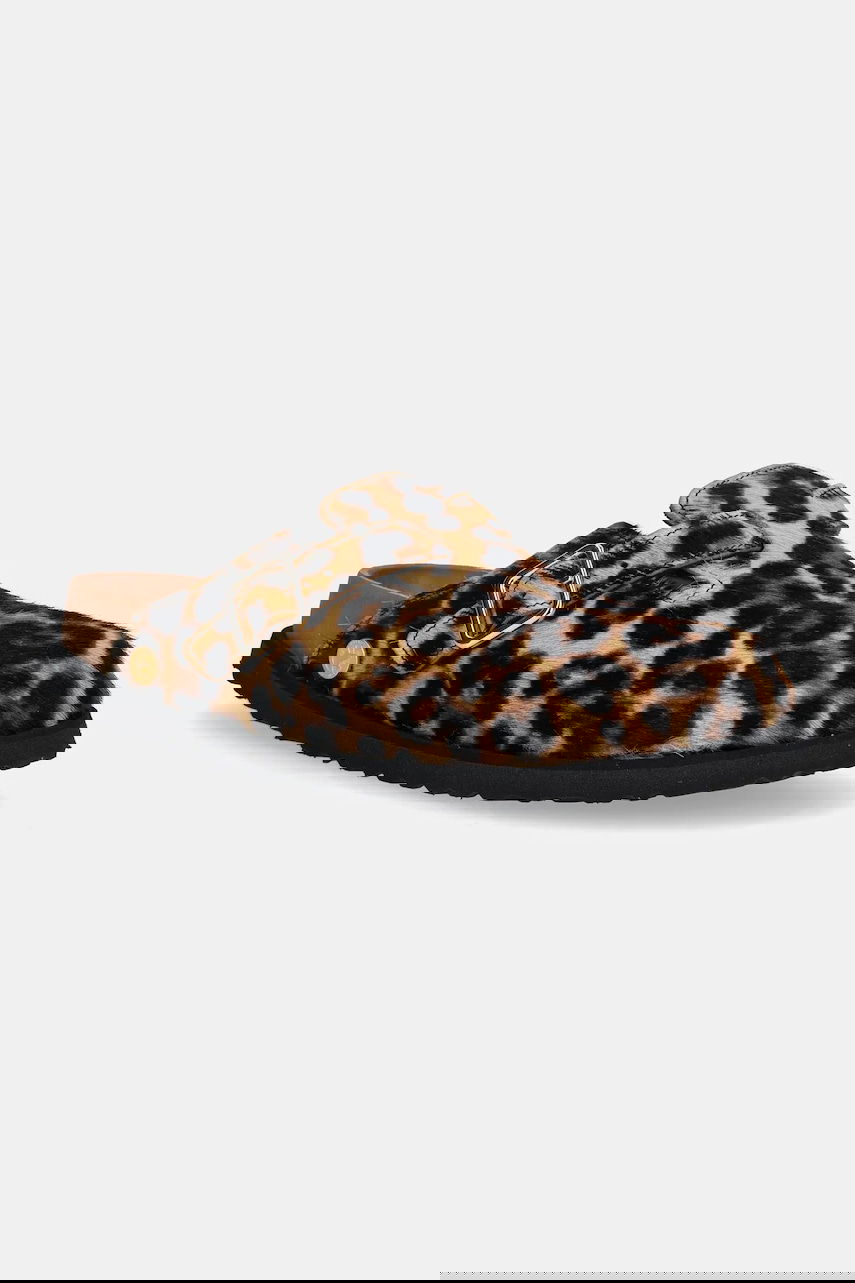 Sneakers og sko Birkenstock Leopard Print Clog with Buckle 1774 Boston FUR Flerfarvet | 1031919, 0