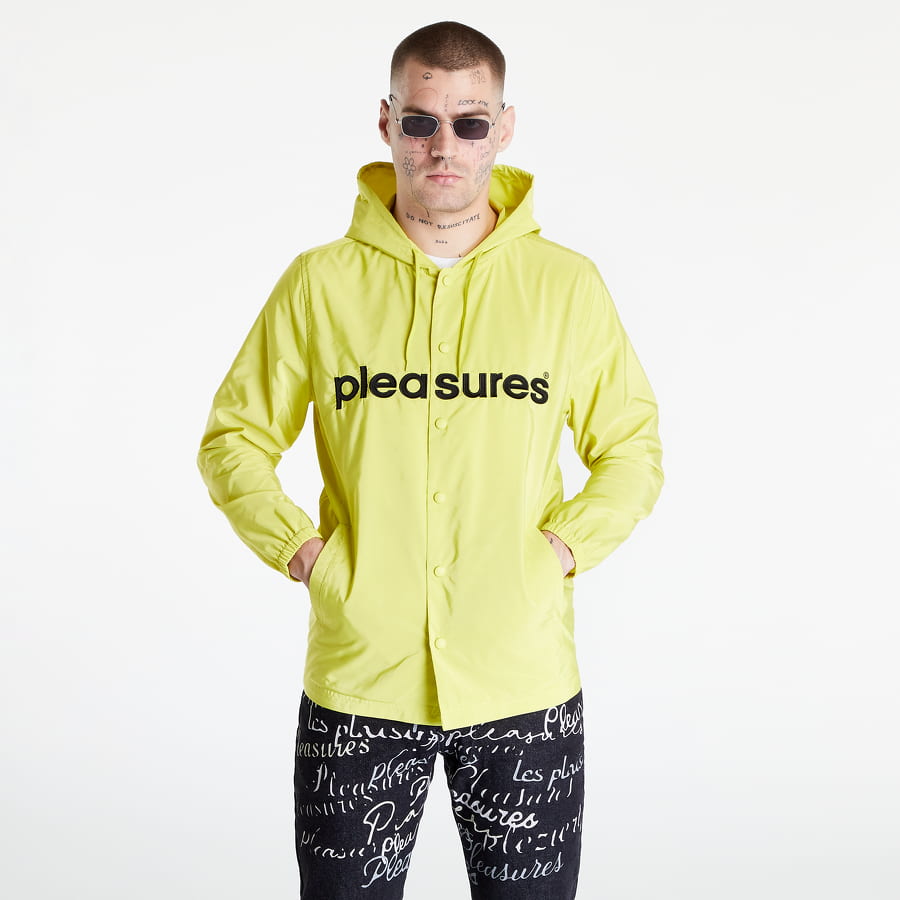 Jakke Pleasures Keys Coaches Jacket Gul | P22F015 YELLOW, 0