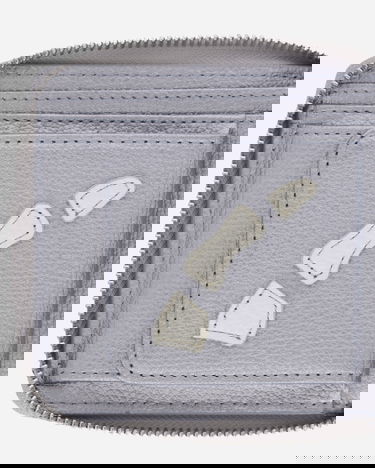 Tegnebog KAPITAL Thumb Up Bone Band Zip Wallet Grå | K2503XG523 SILVER, 6