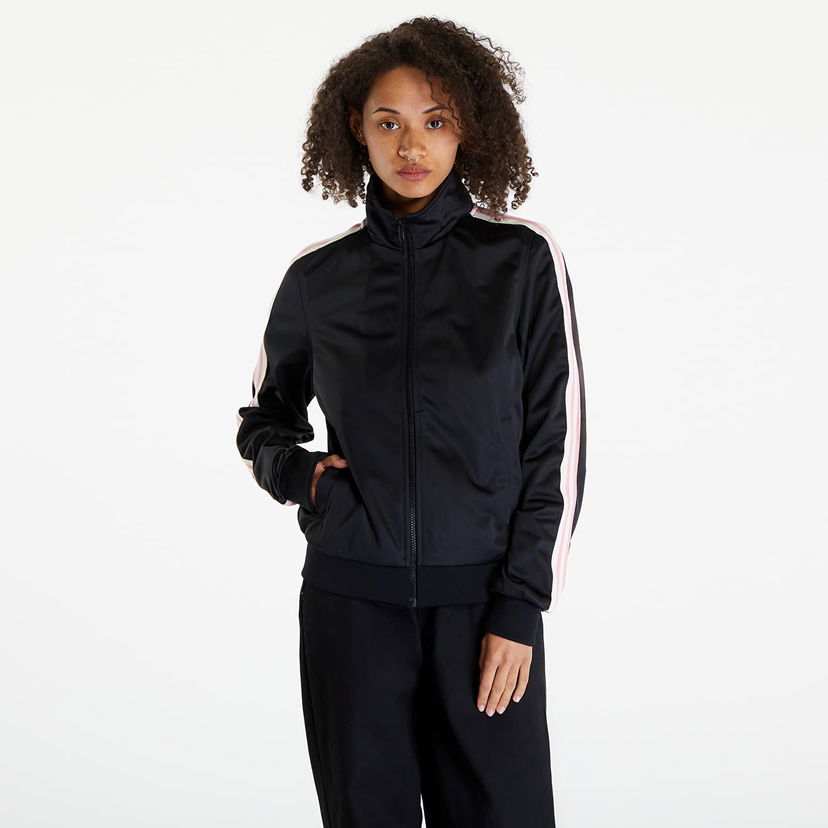 Sweatshirt Urban Classics Ladies Retro Track Jacket Black Sort | TB6189-00007