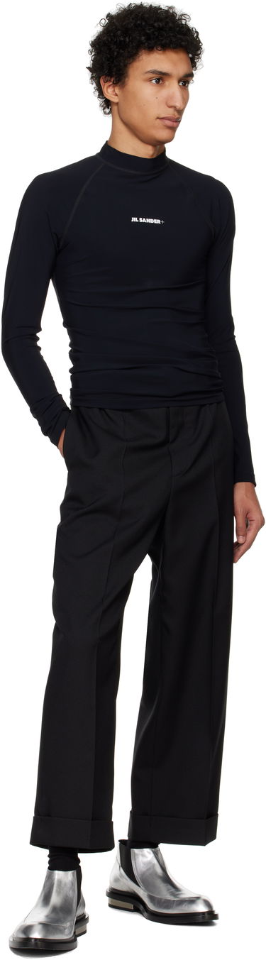 T-shirt Jil Sander Jil Sander+ Surf Long Sleeve T-Shirt Sort | J47NH0012_J20032, 3