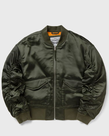 Bomberjakke Levi's ANDY TECHY Satin Bomber Jacket Grøn | A7262-0008, 0