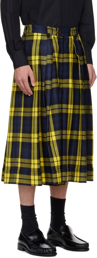 Shorts Vivienne Westwood Vivienne Westwood Pleated Tartan Culottes Gul | 3F01000C-W0175-, 1