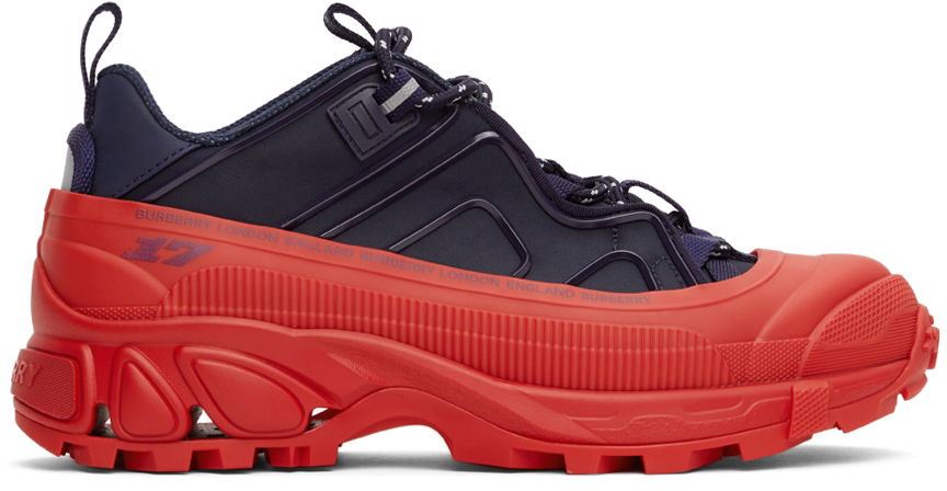 Sneakers og sko Burberry Arthur Sneakers 'Navy & Red ' Rød | 8045537, 0