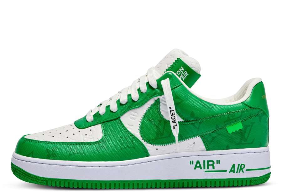 Sneakers og sko Nike Louis Vuitton By Virgil Abloh x Air Force 1 Low "White Green" Grøn | TBC-NXLV White Green, 0