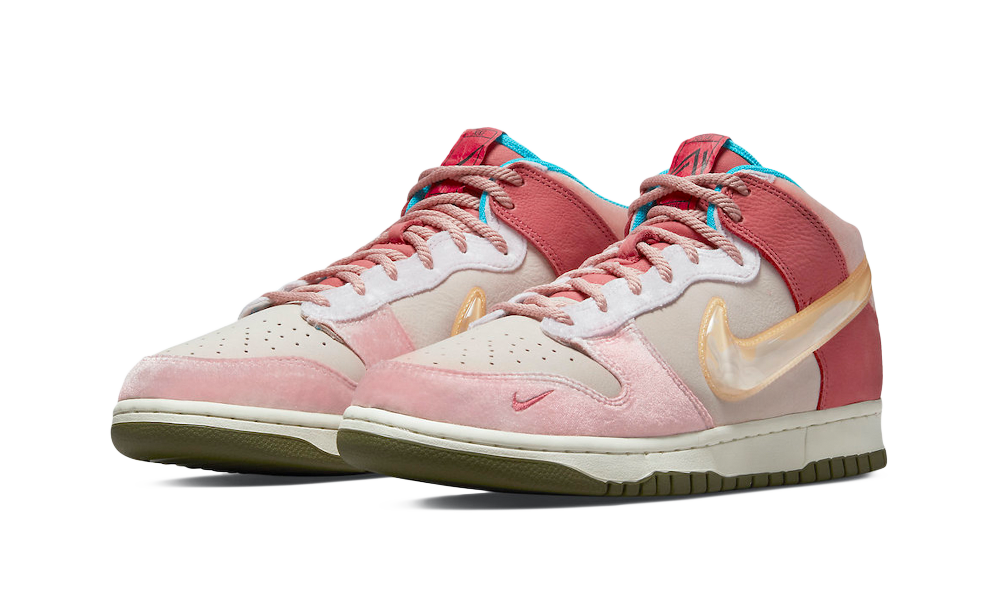 Sneakers og sko Nike Social Status x Dunk Mid "Strawberry Milk" Lyserød | DJ1173-600, 1