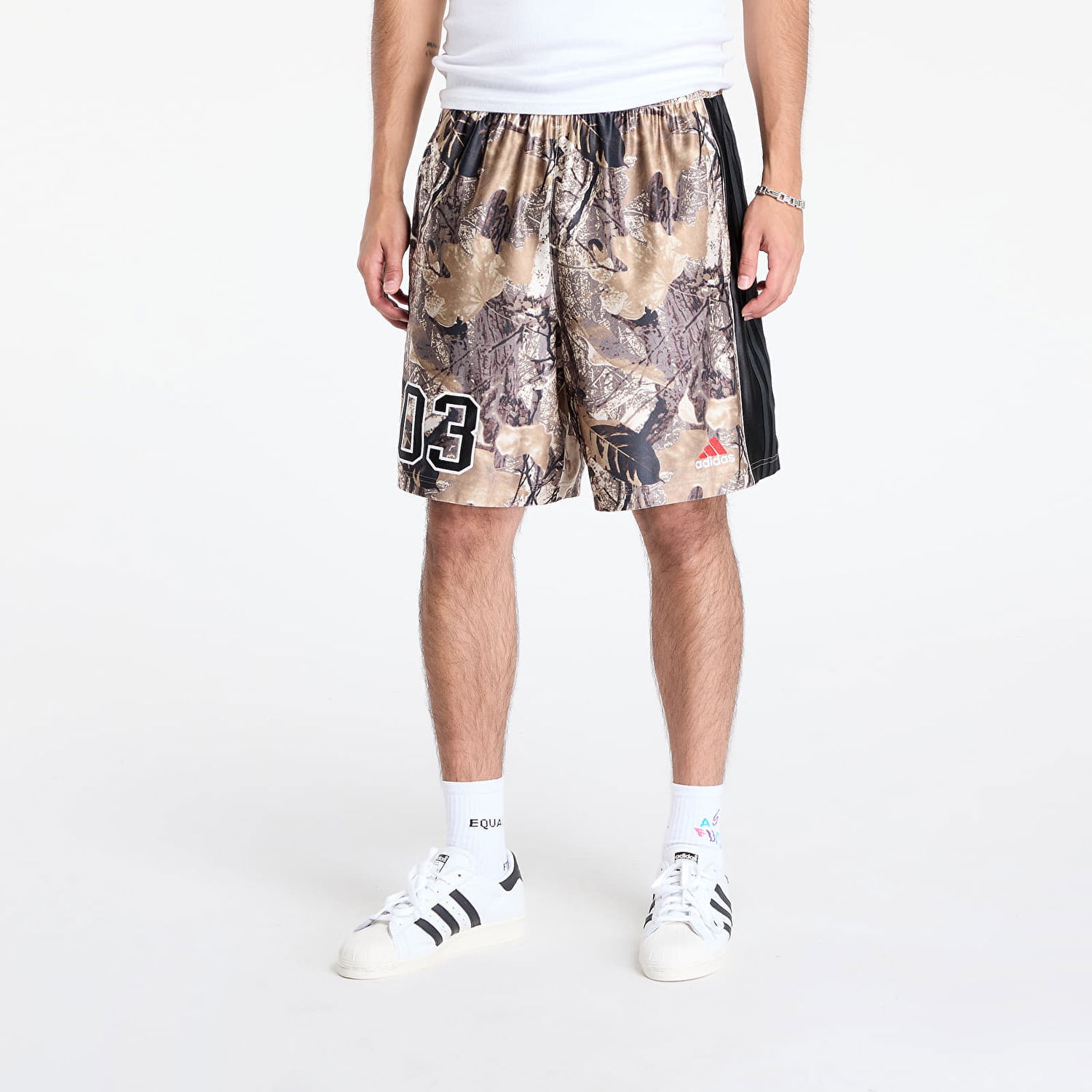 Shorts adidas Originals adidas Originals Camo Print Shorts Brun | KD6259, 0