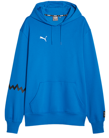 Sweatshirt Puma Hoops Team Hoodie Blå | 676648-05, 3