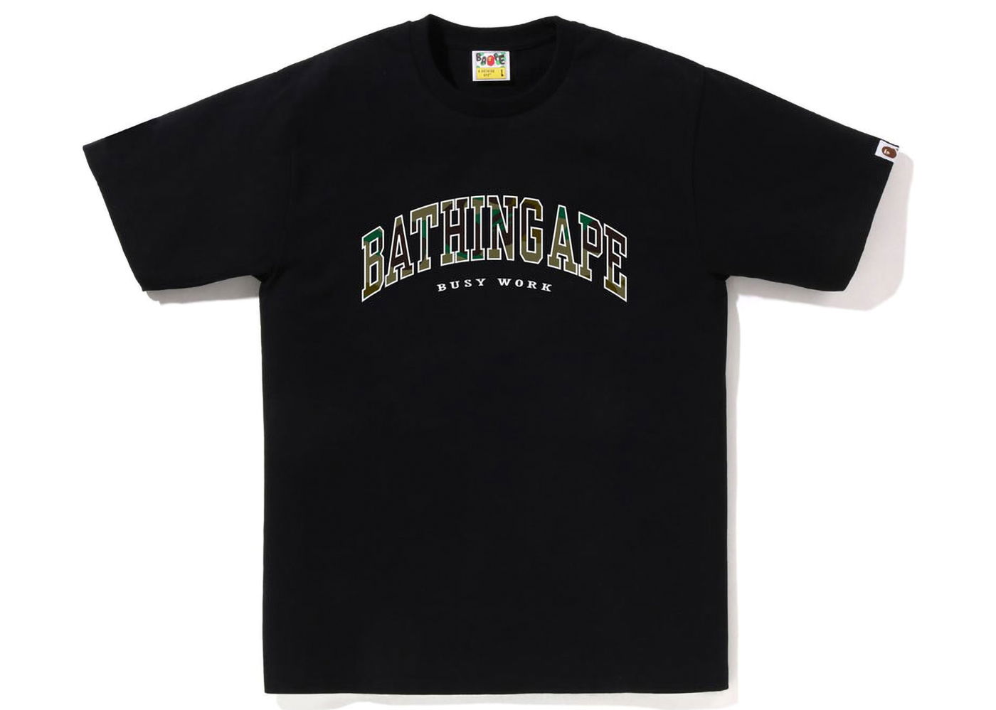 T-shirt BAPE 1st Camo Logo Tee Sort | 1J30-110-046, 0