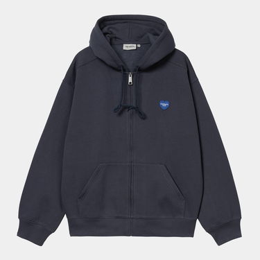 Sweatshirt Carhartt WIP Hooded Heart II Hartt Sweat Jacket Mørkeblå | I035176_7, 0