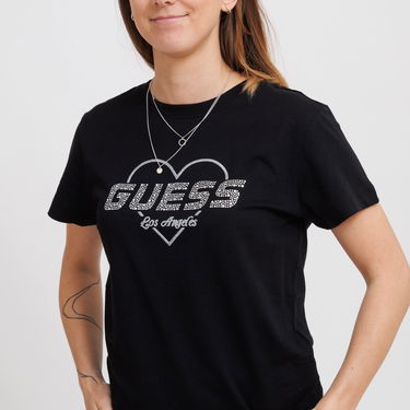 T-shirt GUESS Guess Narciso T-Shirt Sort | V5GI10K9RM1-JBLK, 2