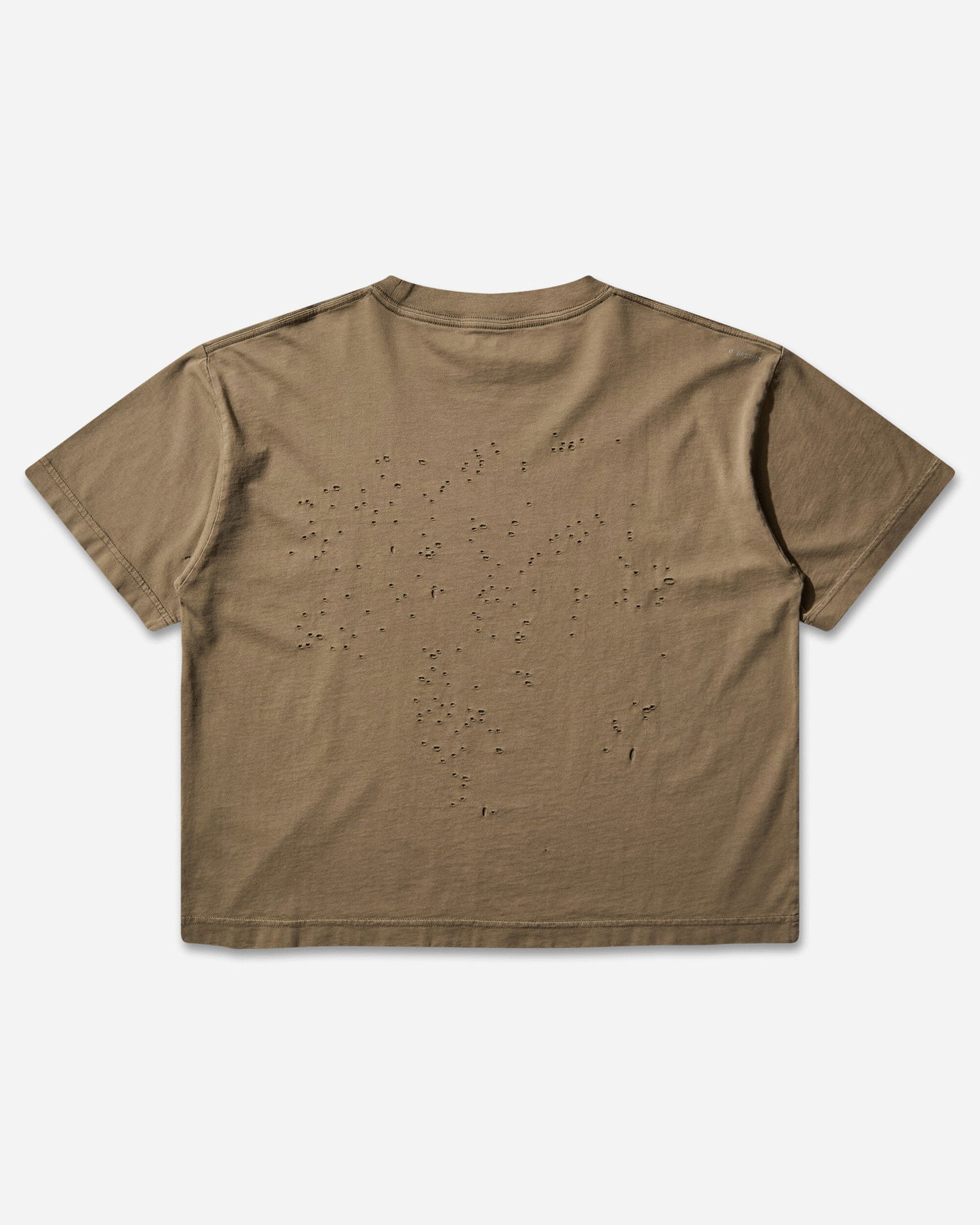 T-shirt Satisfy MothTech T-Shirt with Holes Brun | 21002 91A04, 0
