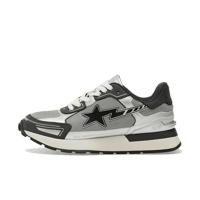 Sneakers og sko BAPE Cross Sta Express Pro M2 "Black & Silver" Grå | 001FWK801318MGRA