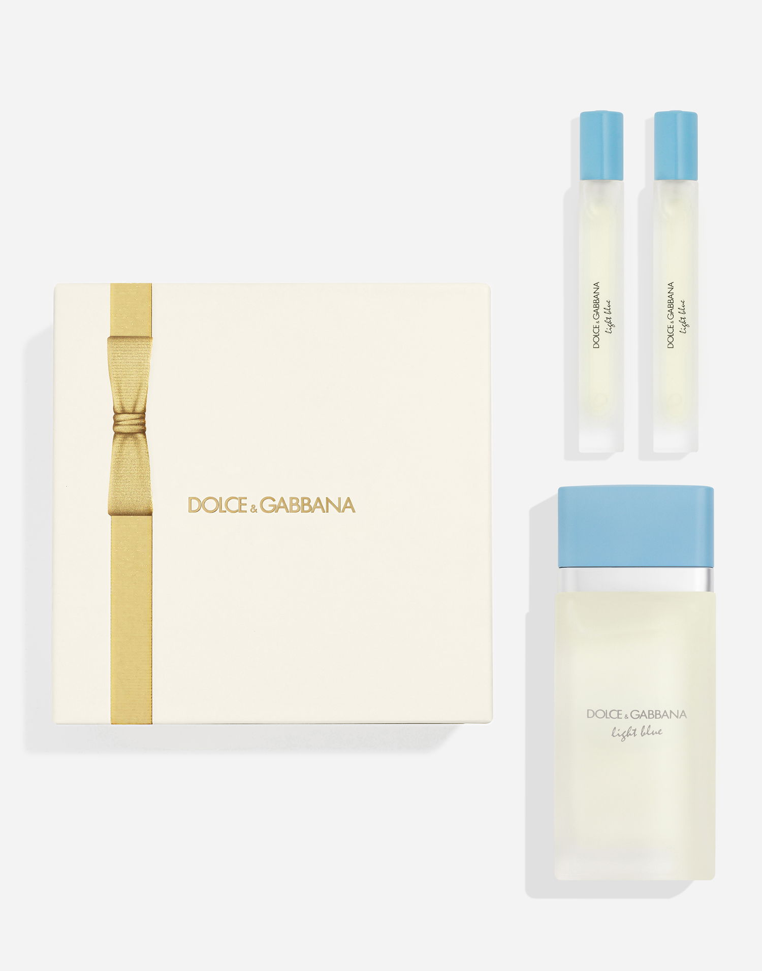 Parfume og dufte Dolce & Gabbana Dolce & Gabbana Light Blue Edt Trio Gift Set Blå | VT01LRVT0009V000, 0