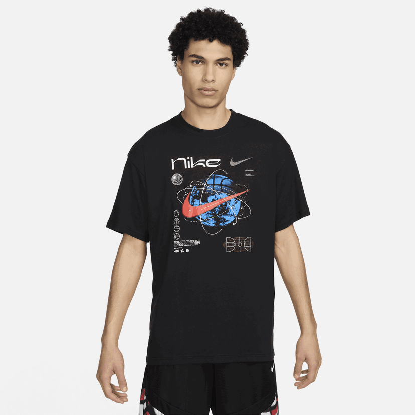 T-shirt Nike Max90 Sort | FV8418-010
