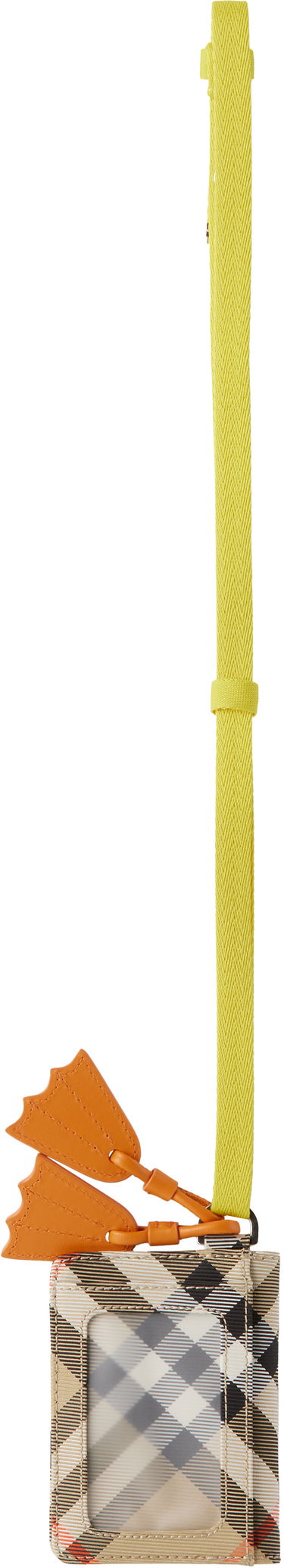 Tegnebog Burberry Burberry Kids Duck Check Folding Card Holder Beige | 8108451, 1